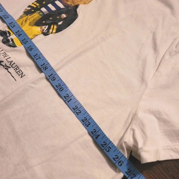 POLO RALPH LAUREN Preppy Bear white classic fit Men's XXL short sleeve t-shirt - Picture 11 of 15